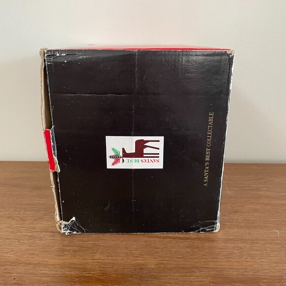 Santa's Best Classic Collectables Figurine Christmas Checking List 1991 Napping - Picture 13 of 14